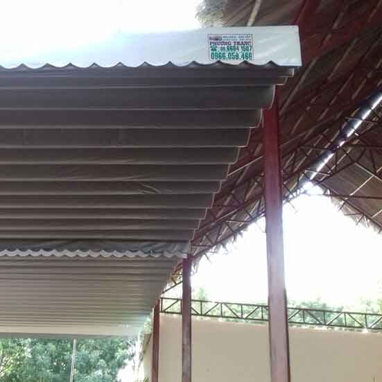 Mái che xếp - mái xếp Phương Trang