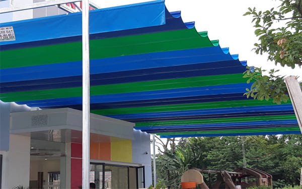 mái xếp di động