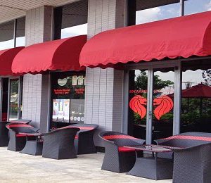 Mái vòm quán cà phê