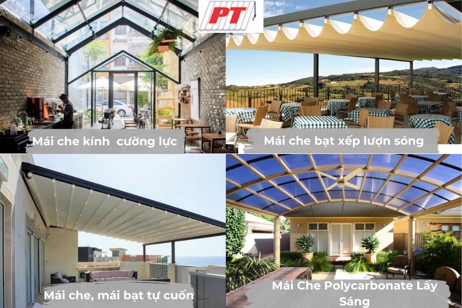 Mái Che Sân Thượng, Ban Công Cho Quán Cà Phê