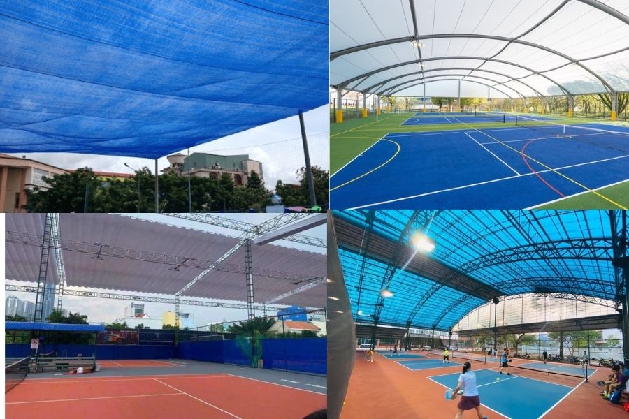 Mai che san pickleball chong nang