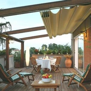 Mái che di động sân thượng