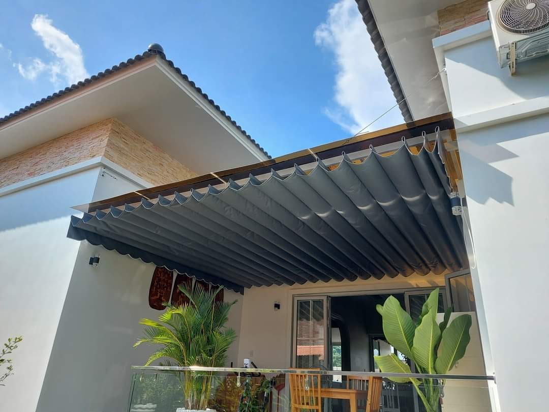 Chi phí làm mái che di động - Giải pháp tối ưu cho không gian ngoài trời hiện đại