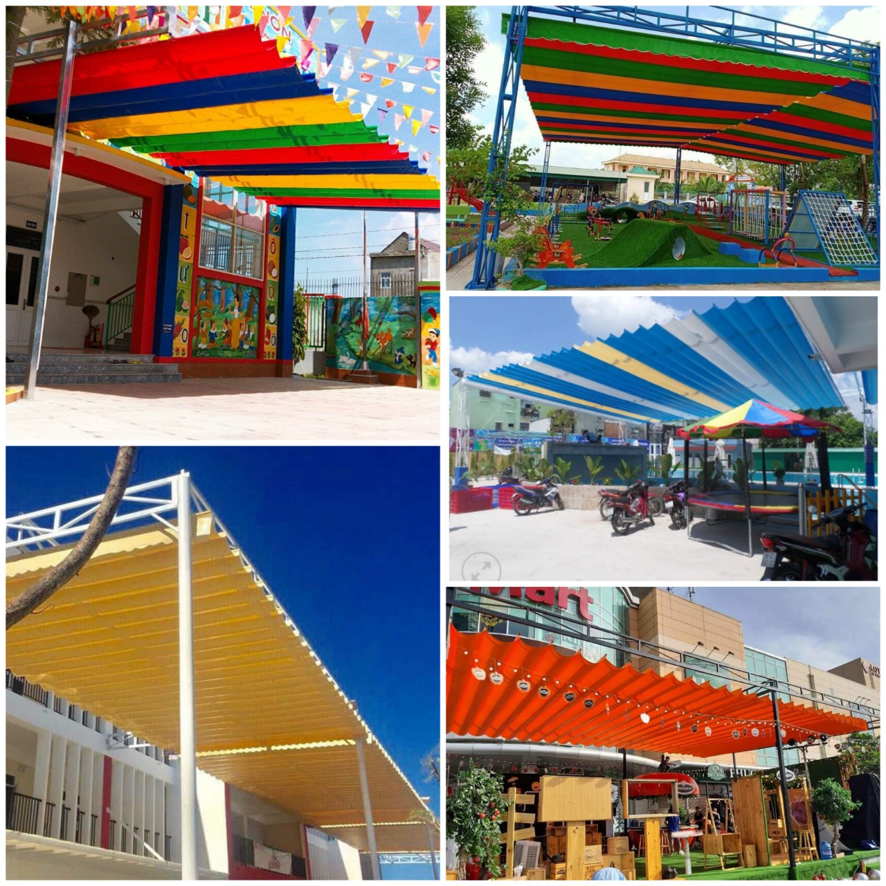 Lắp đặt mái xếp tại TP.HCM - Giải pháp tối ưu cho không gian thông thoáng và tiện nghi