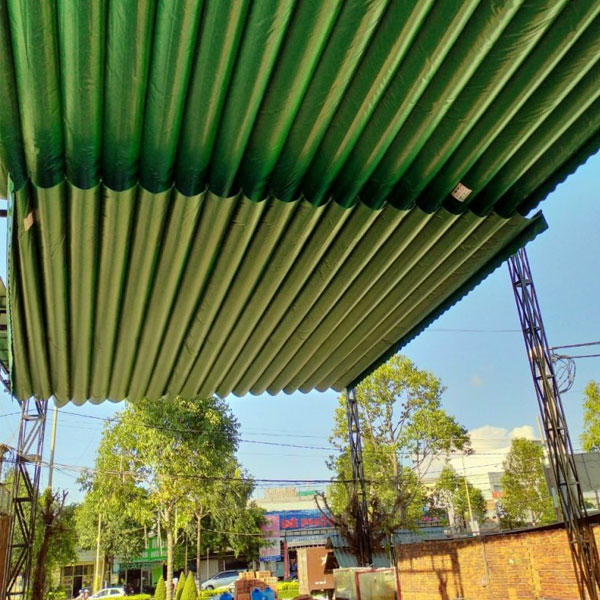 Lắp đặt mái xếp tại TP.HCM - Giải pháp tối ưu cho không gian thông thoáng và tiện nghi