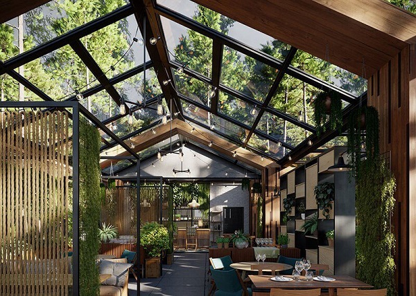 Mái che quán cafe - Giải pháp tối ưu cho không gian thưởng thức cà phê lý tưởng