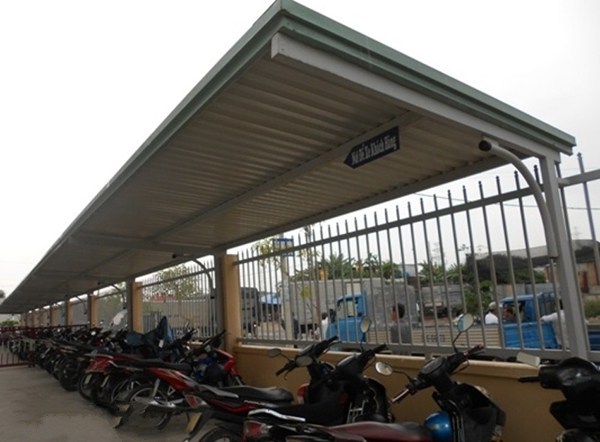 Mái xếp cho nhà xe – Giải pháp tối ưu chống nóng, che chắn hiệu quả cho phương tiện