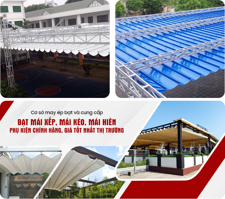 Thay bạt mái xếp - Giải pháp tối ưu bảo vệ không gian ngoài trời hiệu quả và bền bỉ